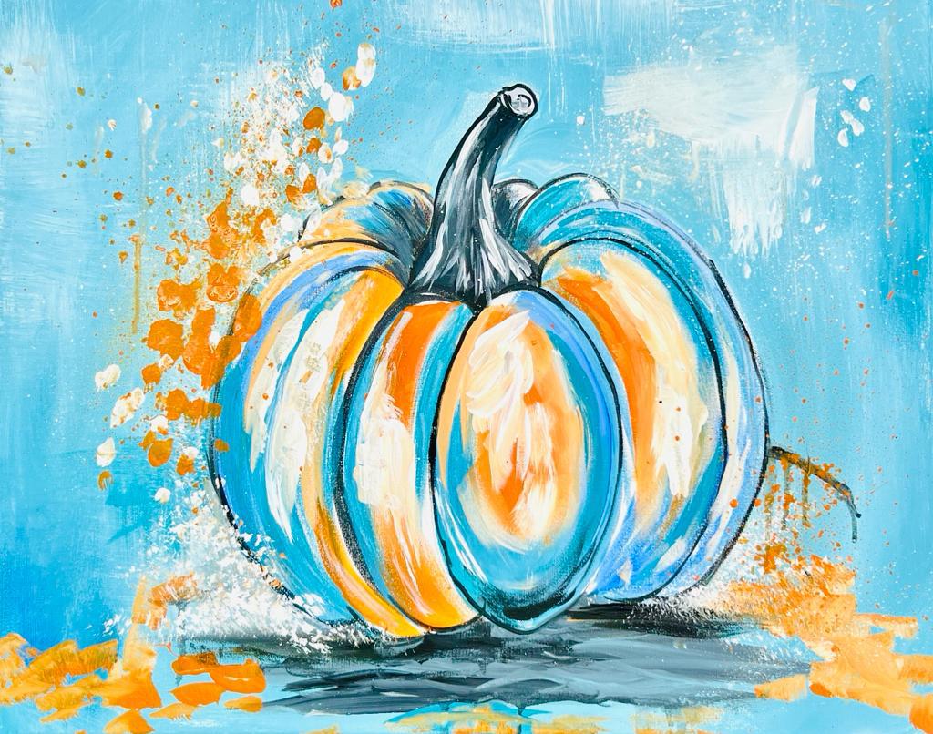 Harvest Blue - Oct 29th - 12:30pm - Citrus Community Senior Center - Lecanto, FL - Painting Party
